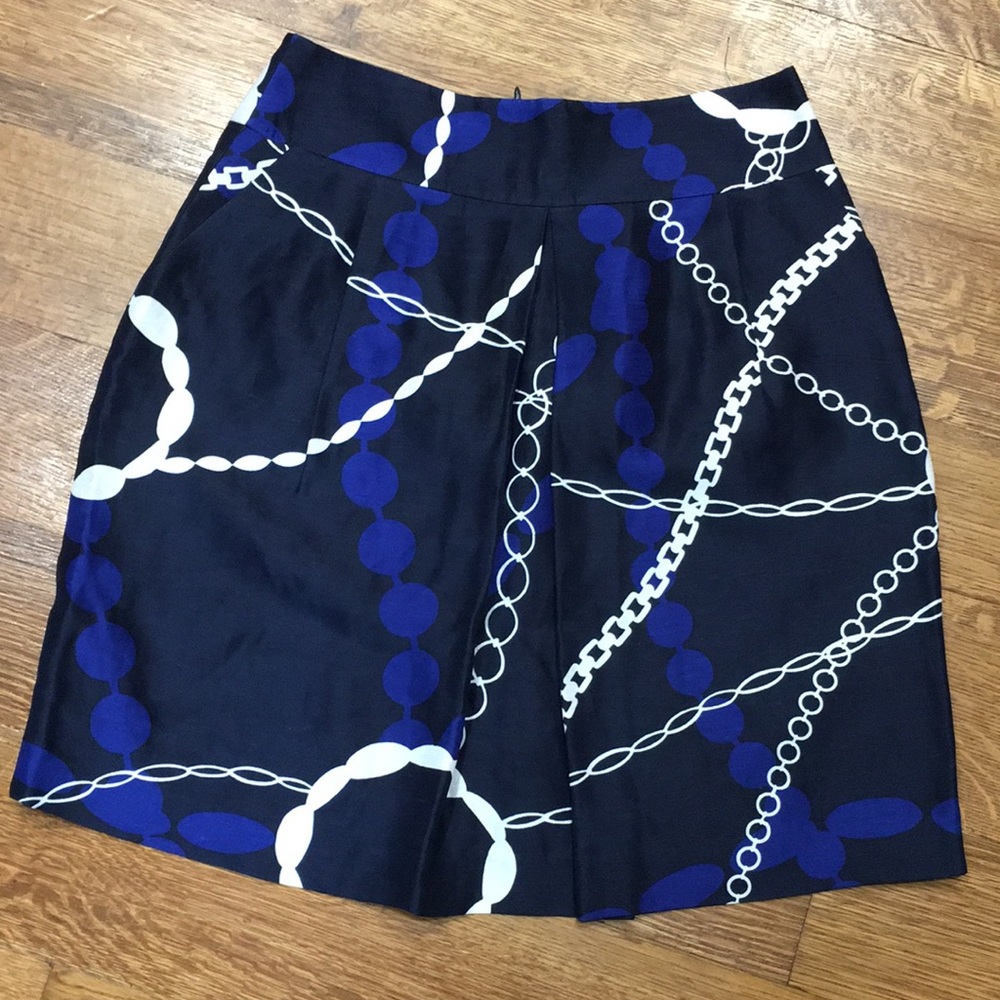 Talbots silk/linen skirt size 6 petite